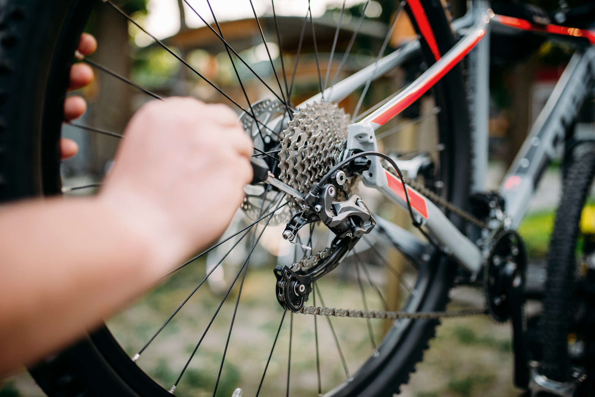 Bicycle mechanic repair bike, cycle workshop