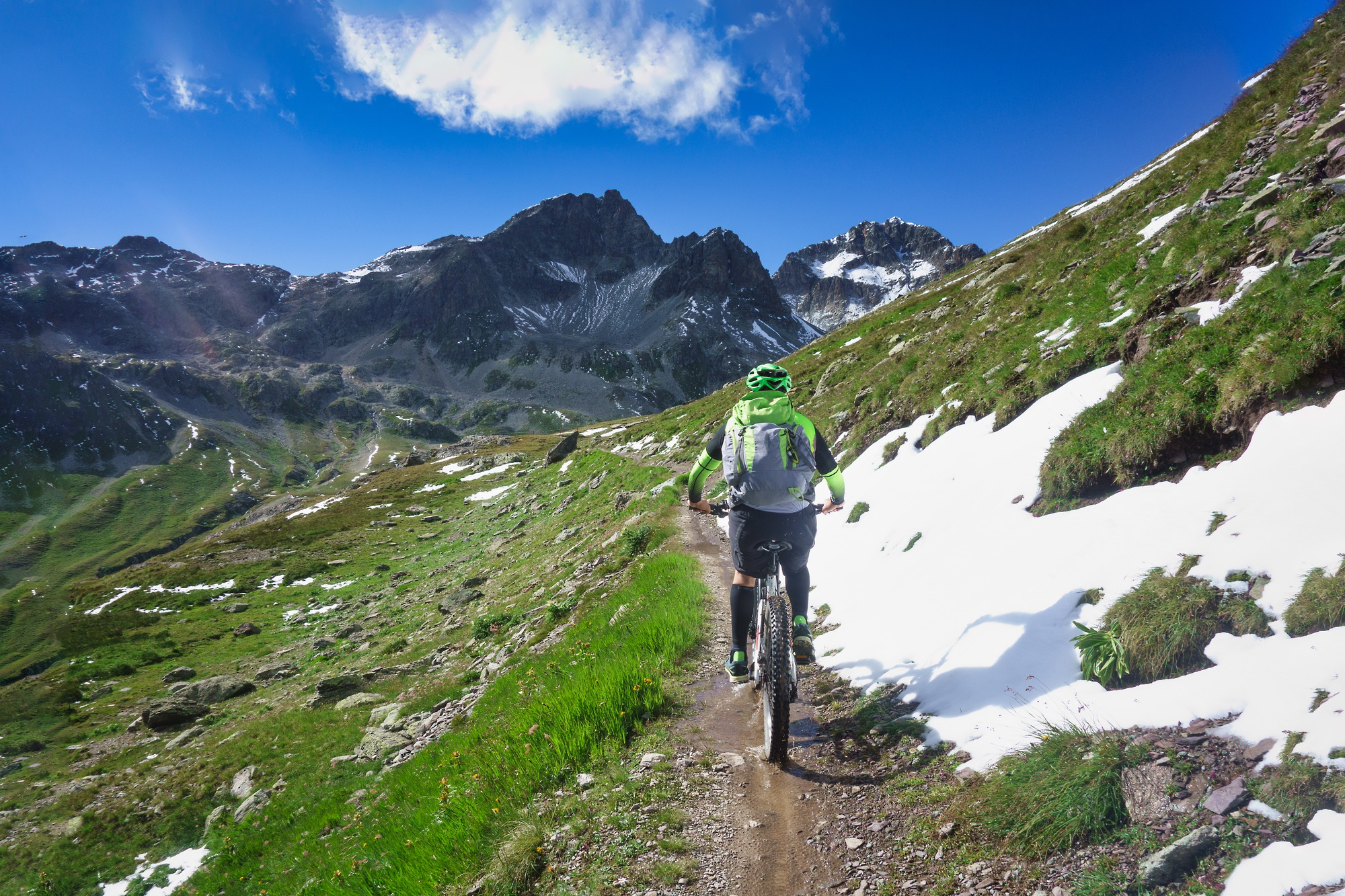 Mountain biking